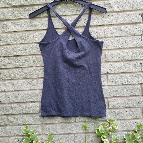 🌻 Victoria secret s/p cross cross tank VS grey - Picture 3 of 3